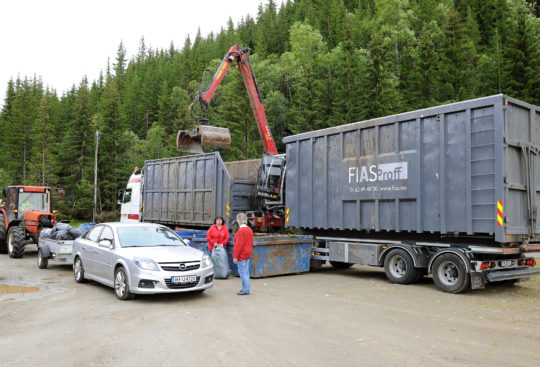 Mobil gjenvinningsstasjon