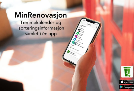 Appen MinRenovasjon gir deg info om når FIAS henter avfallet og riktig sortering